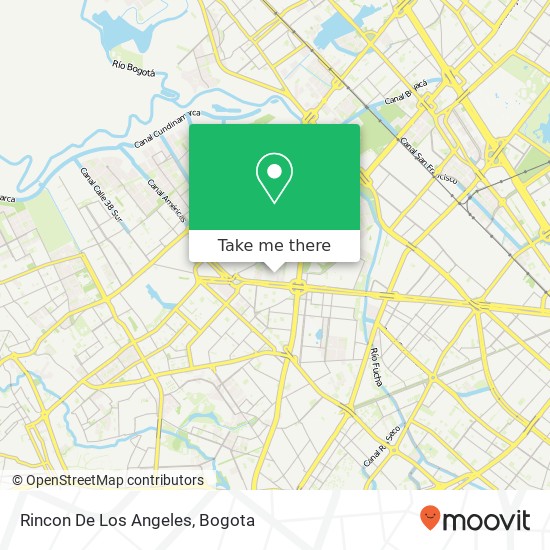 Rincon De Los Angeles map