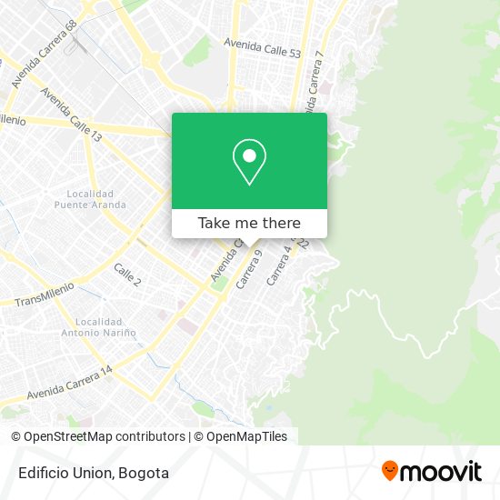 Edificio Union map