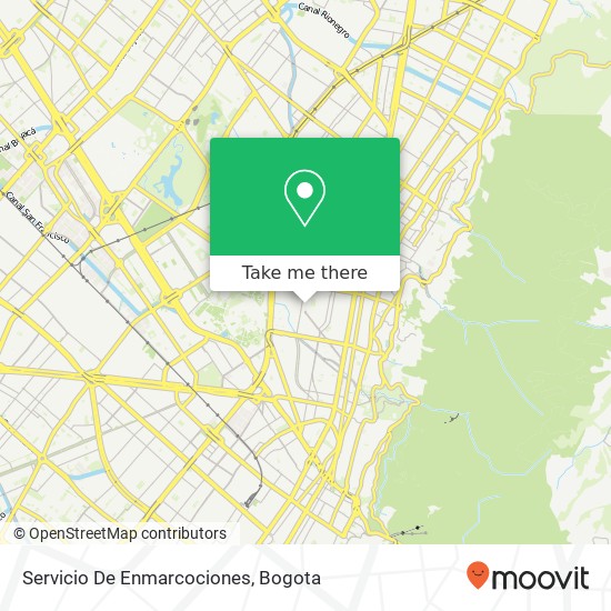 Servicio De Enmarcociones map