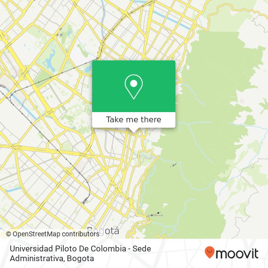 Universidad Piloto De Colombia - Sede Administrativa map