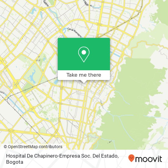 Hospital De Chapinero-Empresa Soc. Del Estado map