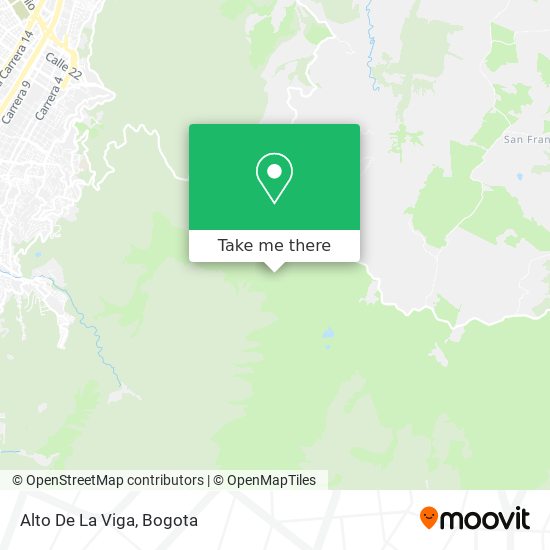 Alto De La Viga map