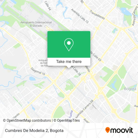 Cumbres De Modelia 2 map