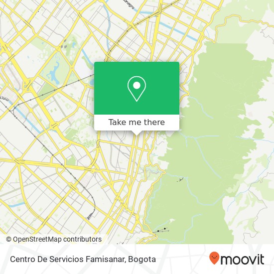 Mapa de Centro De Servicios Famisanar