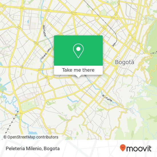 Mapa de Peleteria Milenio