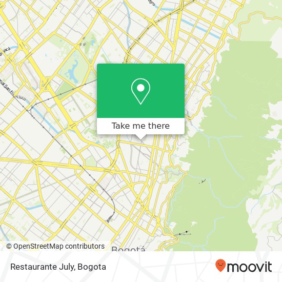 Restaurante July map