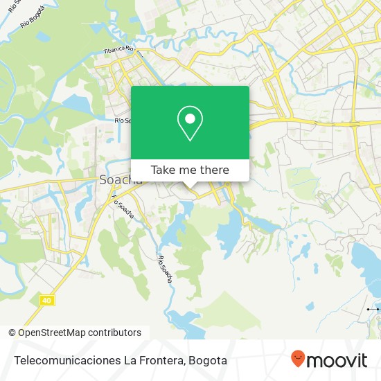 Telecomunicaciones La Frontera map