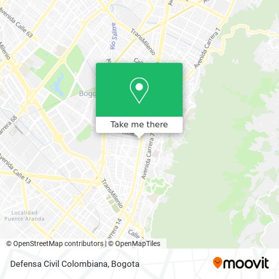 Defensa Civil Colombiana map