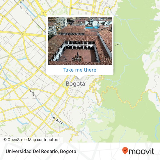 Universidad Del Rosario map