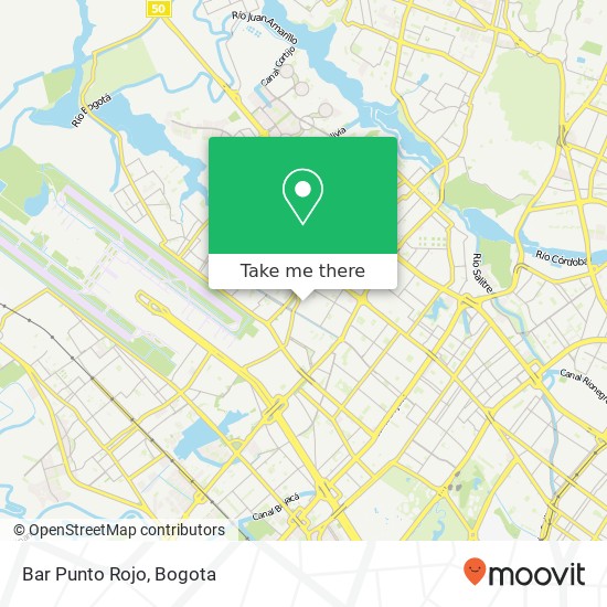 Bar Punto Rojo map
