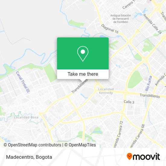 Madecentro map