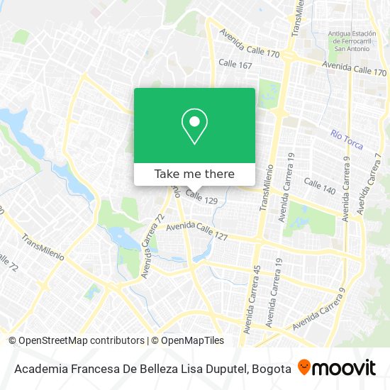 Academia Francesa De Belleza Lisa Duputel map