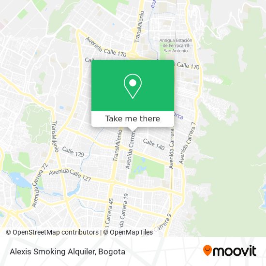 Alexis Smoking Alquiler map