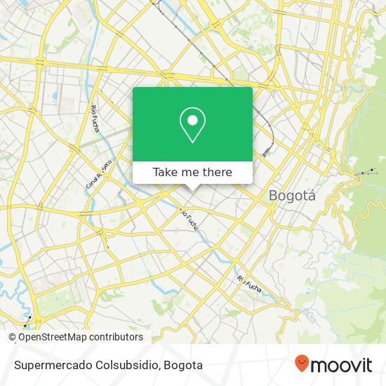 Supermercado Colsubsidio map