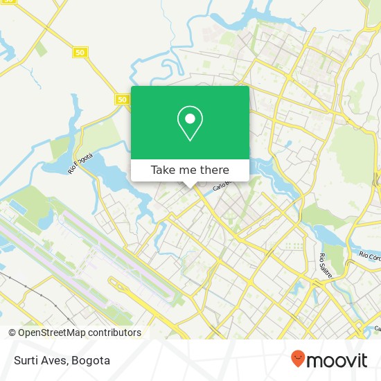 Surti Aves map