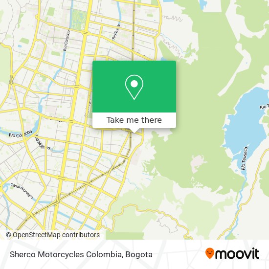 Sherco Motorcycles Colombia map