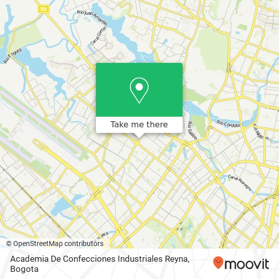 Mapa de Academia De Confecciones Industriales Reyna