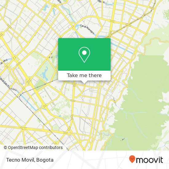 Tecno Movil map