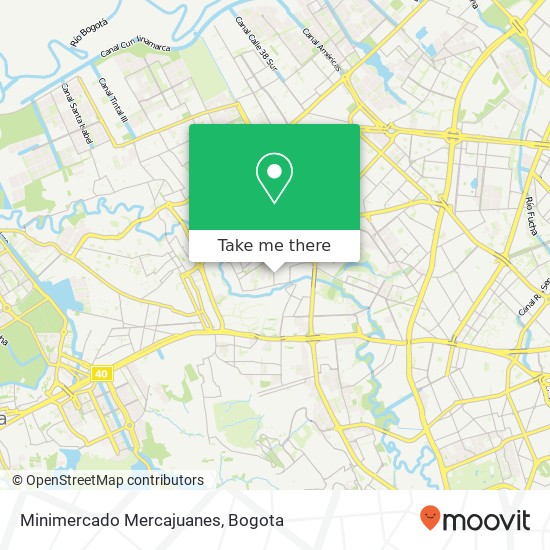 Minimercado Mercajuanes map