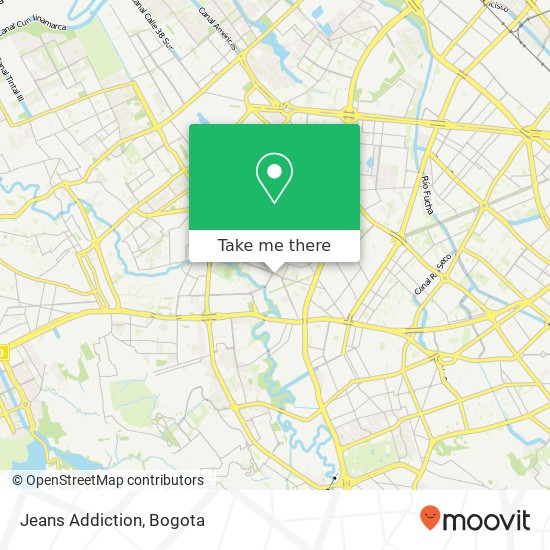 Jeans Addiction map