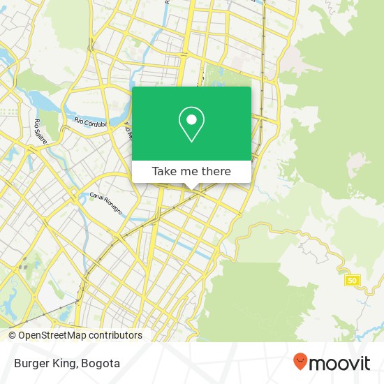 Burger King map