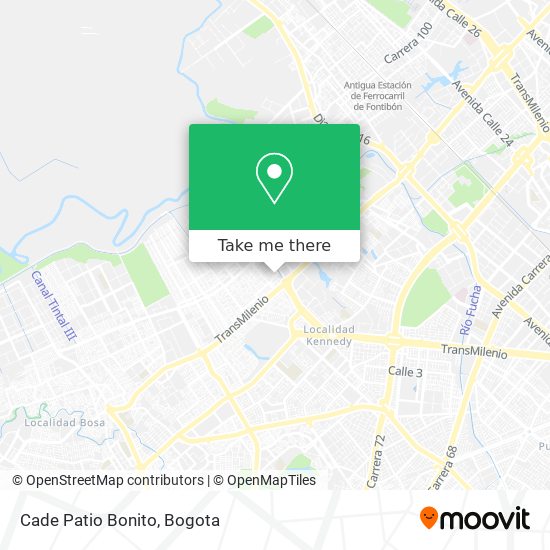 Cade Patio Bonito map