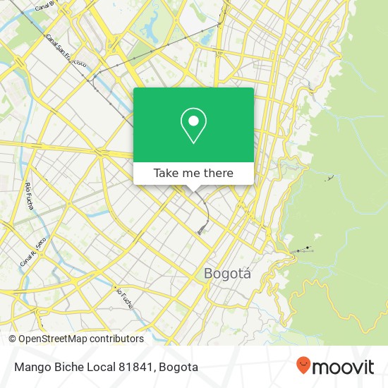 Mango Biche Local 81841 map