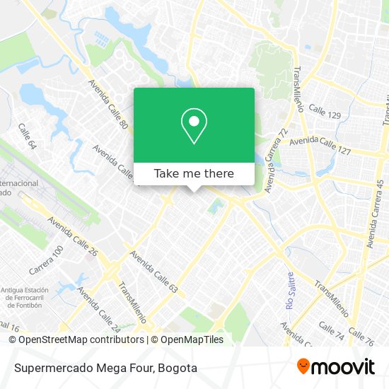 Mapa de Supermercado Mega Four