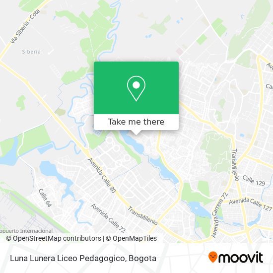 Mapa de Luna Lunera Liceo Pedagogico