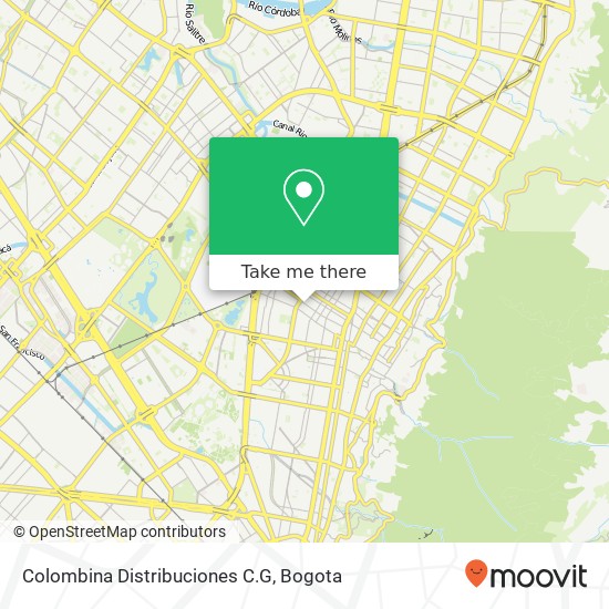 Colombina Distribuciones C.G map