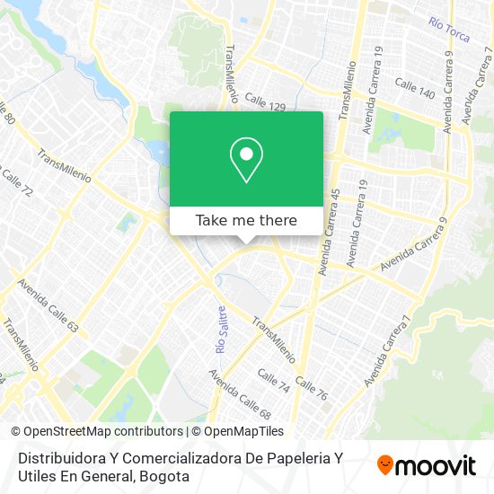 Distribuidora Y Comercializadora De Papeleria Y Utiles En General map