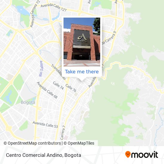 Centro Comercial Andino map