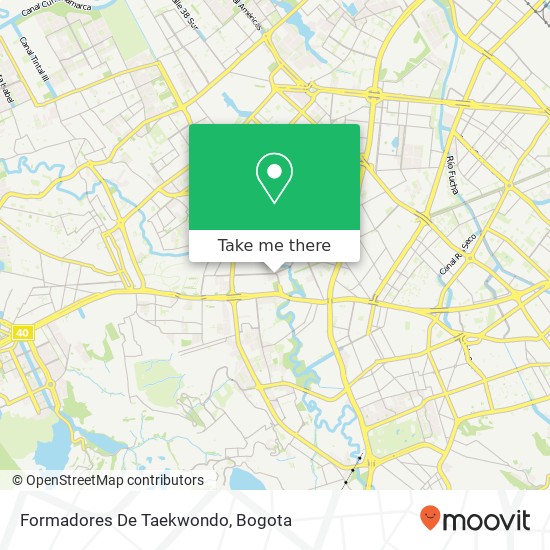 Formadores De Taekwondo map