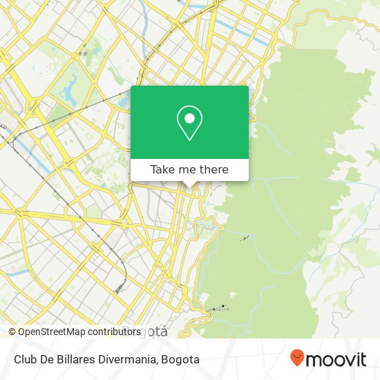 Club De Billares Divermania map
