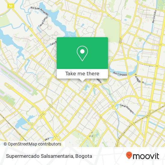 Supermercado Salsamentaria map