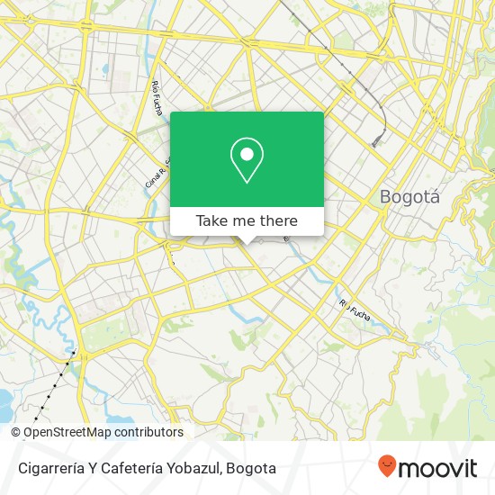 Cigarrería Y Cafetería Yobazul map