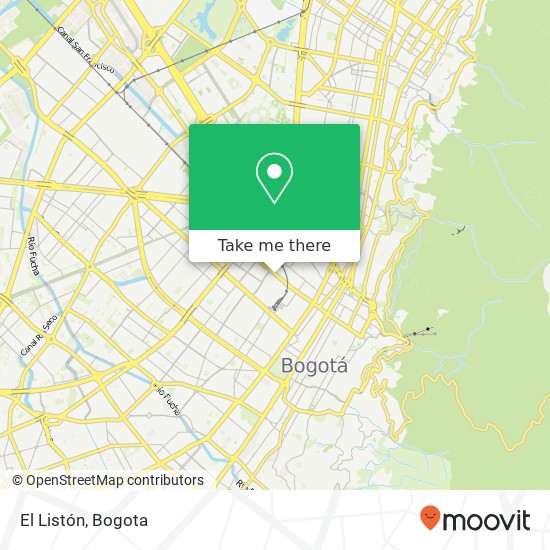 El Listón map