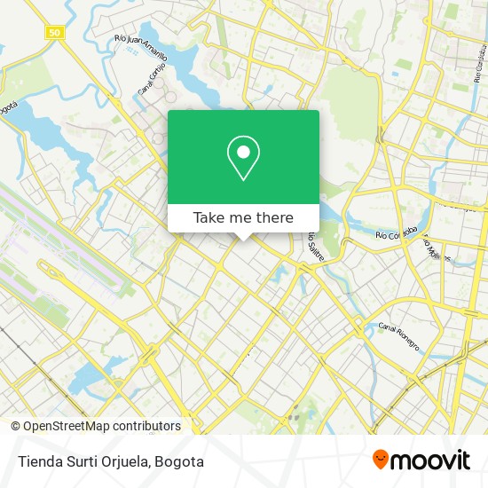 Tienda Surti Orjuela map