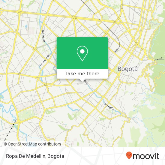 Ropa De Medellin map