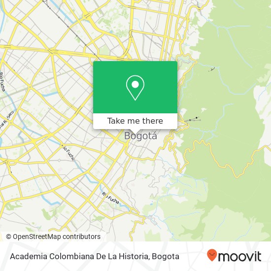 Academia Colombiana De La Historia map