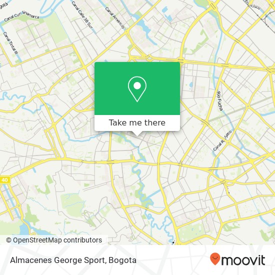 Mapa de Almacenes George Sport