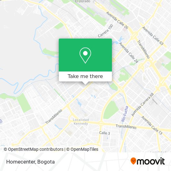 Homecenter map