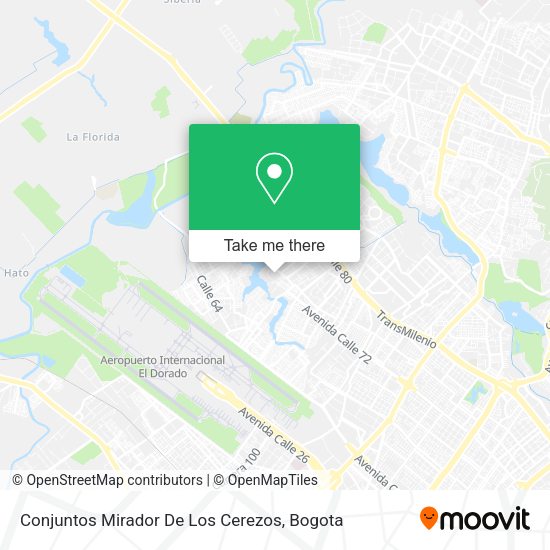 Conjuntos Mirador De Los Cerezos map