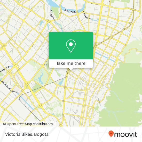 Mapa de Victoria Bikes