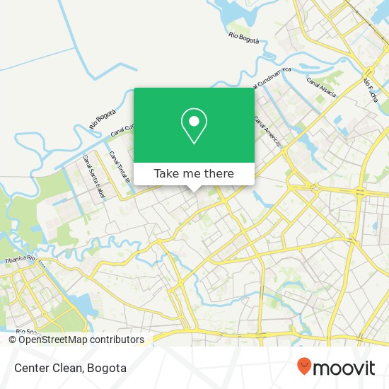 Mapa de Center Clean