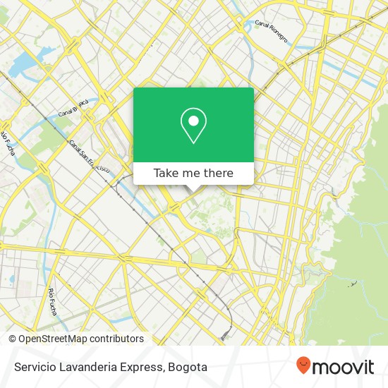 Servicio Lavanderia Express map