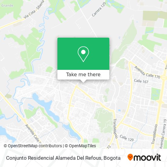 Conjunto Residencial Alameda Del Refous map