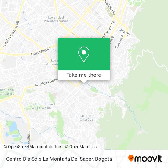 Centro Dia Sdis La Montaña Del Saber map