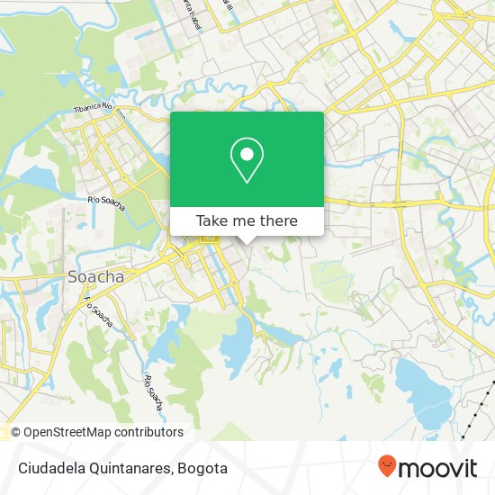 Ciudadela Quintanares map