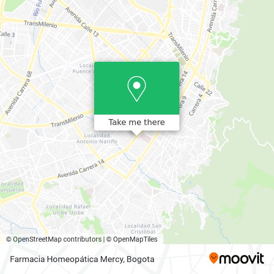 Farmacia Homeopática Mercy map